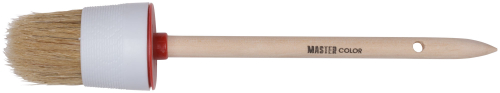 Круглая кисть, натур. щетина, 55% топс, деревянная ручка, Ø45 мм в г. Санкт-Петербург 