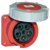 DISF041254 Розетка скрыт. уст. 125А 400В 3P+E IP67 DKC 