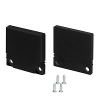 047638 Заглушка SL-SLIM20-H20 BLACK глухая пластик (комплект) Arlight 
