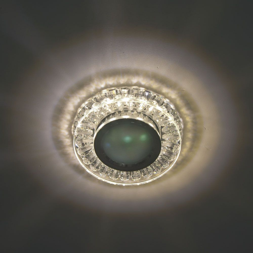 Светильник встраиваемый с белой LED подсветкой Feron C1015MO потолочный MR16 G5.3 прозрачный 28573 в г. Санкт-Петербург  фото 2