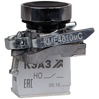 Кнопка КМЕ4501мС-черный-0но+1нз-цилиндр-IP54 КЭАЗ 275181 в г. Санкт-Петербург 