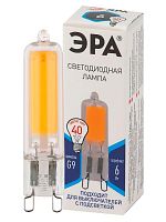 Лампа светодиодная STD LED JCD-6W-GL-840-G9 JCD 6Вт капсульная 4000К нейтр. бел. G9 Эра Б0049086 в г. Санкт-Петербург 