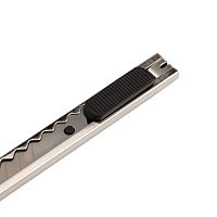 Нож с сегментированным лезвием 9мм корпус металлический с клипсой Rexant 12-4906 в г. Санкт-Петербург 