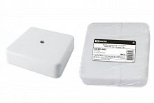 SQ1401-0903 Коробка распаячная КР 75х75х20 ОП белая, IP40, инд. штрихкод TDM