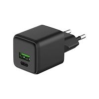 18-2202 Устройство зарядное сетевое с двумя портами USB-A и USB-C 20Вт GaN Rexant 