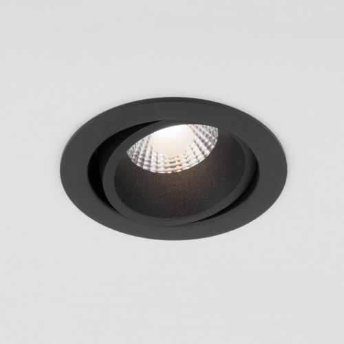 Встраиваемый светодиодный светильник Elektrostandard Nulla 15267/LED 7W 3000K BK/BK черный/черный a063972 в г. Санкт-Петербург  фото 2