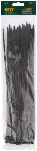 Хомуты нейлоновые, черные д/проводов  50 шт., 300х3.6 мм в г. Санкт-Петербург  фото 2
