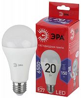 Лампа светодиодная RED LINE LED A65-20W-865-E27 R 20Вт A65 груша 6500К холод. бел. E27 Эра Б0045326 в г. Санкт-Петербург 