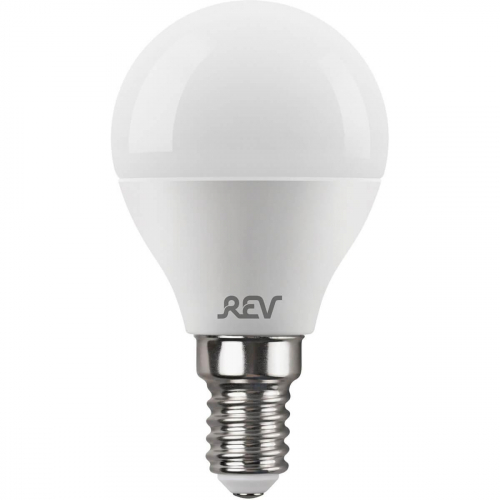 Лампа светодиодная REV G45 Е14 9W 6500K холодный белый свет шар 32504 8 в г. Санкт-Петербург  фото 2