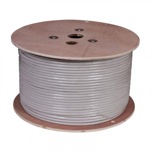 02-0302 Кабель витая пара U/UTP кат.6A 4х2х23AWG LSZH нг(А)-HF (LSZH) INDOOR SOLID сер. (305м) (м) PRO Rexant  фото 2