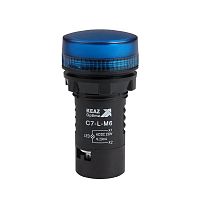 362162 Лампа светодиодная OptiSignal Compact D22 С7-L-M6 син. 230В AC/DC XB7EV06MP КЭАЗ 