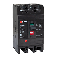 mccb-63-15-3-50-ls Выключатель автоматический 3п 50А 15кА LS63 ProPact EKF 