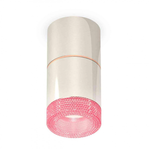 Комплект накладного светильника Ambrella light Techno Spot XS7405082 PSL/PI серебро полированное/розовый (C7405, A2073, C7405, N7193) в г. Санкт-Петербург 