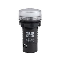 362148 Лампа светодиодная OptiSignal Compact D22 С7-L-B1 бел. 24В AC/DC XB7EV01BP КЭАЗ 