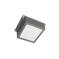 5060197 Светильник светодиодный PPL 089/G OPAL 9Вт 4000К IP40 GREY ДВО/ДПО домино в потолок Грильято сер. Pro JazzWay 