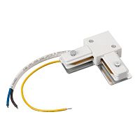 040228 Коннектор угловой с питанием LGD-2TR-CON-L-POWER-WH (C) IP20 пластик Arlight 