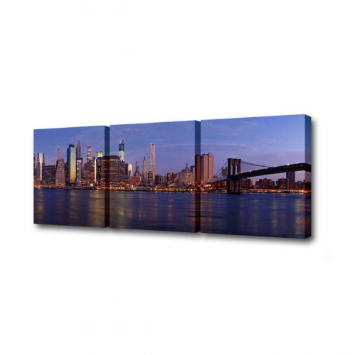 Модульная картина Через Бруклинский мост Toplight 150х50см TL-M2005 в г. Санкт-Петербург 