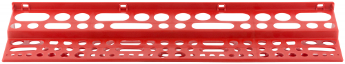 Полка для инструмента пластиковая красная, 96 отверстий, 610х150 мм в г. Санкт-Петербург 