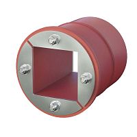 DXF3121 Проходка d70х70мм кругл. с проемом 40х40мм нерж. сталь DKC 