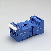 9002SMA Розетка с винт. клеммами (с зажимной клетью) для реле 60.12 таймера 88.12 модули 86.00 86.30 99.02 в комплекте металлич. клипса 090.33 син. FINDER 