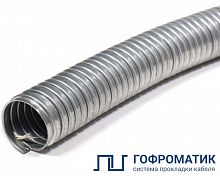 zeta42504 Металлорукав Р3-ЦА 60 d60мм без протяжки (уп.10м) ГОФРОМАТИК 