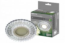 SQ0359-0146 Светильник встраиваемый СВ 03-16 MR16 50Вт G5.3 LED подсветка 3 Вт зеркальный/хром TDM