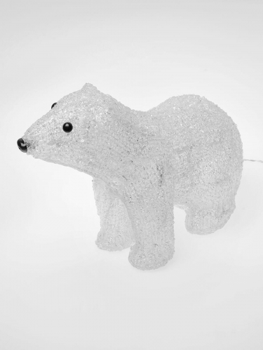 Фигурка светодиодная «Белый медведь-4» 25x31см Uniel ULD-M3125-040/STA 11037 в г. Санкт-Петербург  фото 2