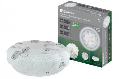 SQ0329-0162 Светильник светодиодный LED СПС 12 15Вт 4000К D35см, Кристалл TDM