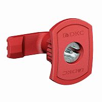 R5CE206 Замок для корпусов ST CE двойн. бородка 3мм красн. DKC 