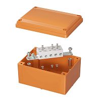 FSB20516 Коробка ответвительная FS 150х110х70мм IP56 5п 450В 30А 16кв.мм с гладкими стенками и клеммниками пластик. DKC 
