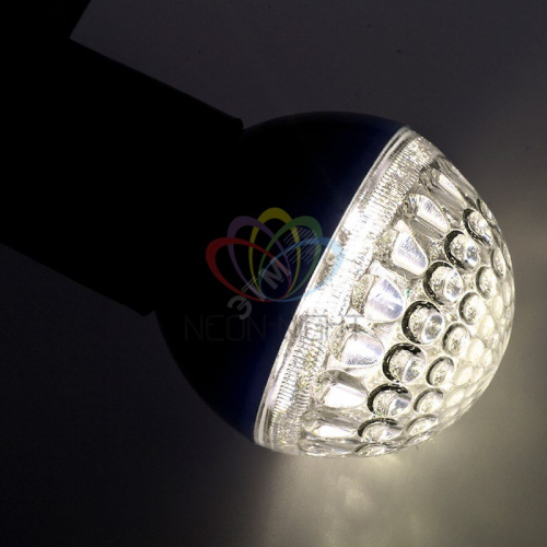 Лампа шар e27 9 LED  ?50мм ТЕПЛЫЙ БЕЛЫЙ
