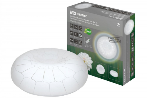 SQ0329-0173 Светильник светодиодный LED СПС 03 22Вт с изменением яркости и цвета 2700К-6500К D35см, Паутина TDM