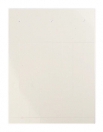 TAS6715AW Табличка полужесткая клейкое основание ПВХ-0.5 бел. (уп.60шт) DKC 