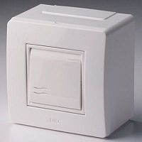 Коробка с выключателем 1-кл. 2мод. ОП Brava 16А IP20 PDD-N60 бел. DKC 10002 в г. Санкт-Петербург 