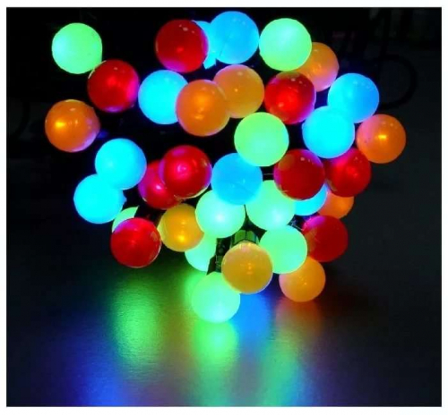 Гирлянда "Цветные шарики" LDBL048M-10-C 48 светодиод. контроллер 2.4м разноцв. SHLights 4610003324957 в г. Санкт-Петербург  фото 2