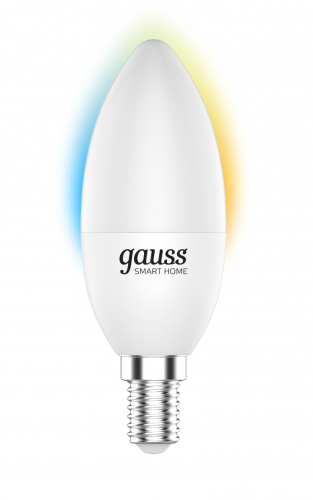 Лампа светодиодная диммируемая Gauss Smart Home E14 5W 2700-6500K матовая 1110112 в г. Санкт-Петербург 