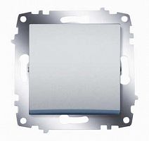 619-011000-200 Выключатель 1-кл. 1мод. СП Cosmo 10А IP20 механизм алюм. ABB 