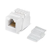 7007c Вставка Keystone Jack RJ12 (6P6C) без инструмента Toolless бел. Cabeus 