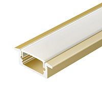 039989 Профиль LINE-2308-F-2000 ANOD GOLD L2000 алюм. Arlight 