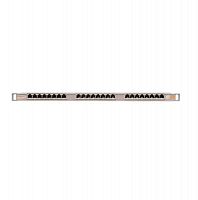 NMC-RP24SD2-HU-MT Патч-панель 19дюйм 0.5U кат.5E (класс D) полн. экранир. 24 порта 100МГц RJ45 (8P8C) 110/KRONE T568A/B с органайзером метал. NIKOMAX 