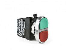CM102K20KY Кнопка сдвоенная (1НО+1НЗ) (CM) красн./зел. EMAS 