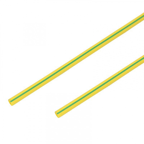 Трубка термоусадочная 2.0/1.0мм желт./зел. 1м (уп.50шт) PROCONNECT 55-0207 в г. Санкт-Петербург 