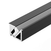 044084 Профиль SL-BEVEL-H10-F14-2000 ANOD BLACK L2000 алюм. Arlight 