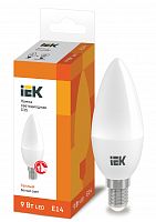 Лампа светодиодная ECO C35 9Вт свеча 3000К E14 230В IEK LLE-C35-9-230-30-E14 в г. Санкт-Петербург 