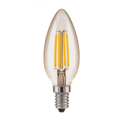 Лампа светодиодная филаментная Elektrostandard E14 9W 6500K прозрачная a056251 в г. Санкт-Петербург 