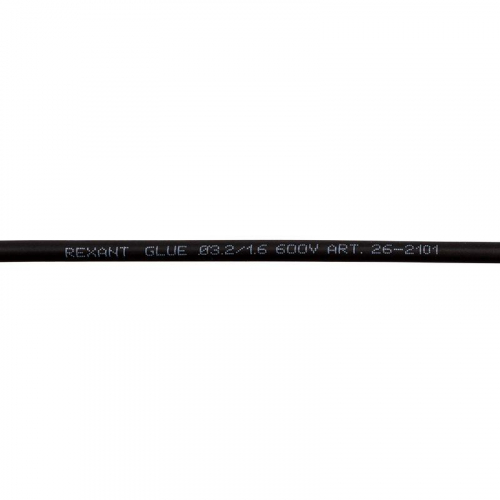Трубка термоусаживаемая двухстенная клеевая 3.2/1.6мм (уп.10шт) по 1м черн. Rexant 26-2101 в г. Санкт-Петербург 