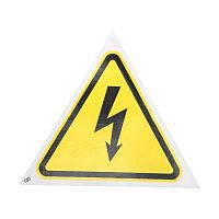 Наклейка знак электробезопасности "Опасность поражения электротоком" 130х130х130мм Rexant (уп.5шт) 56-0006-3 в г. Санкт-Петербург 