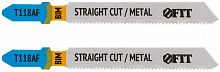 40916 Полотно по металлу Bimetal 76/51/1.2мм (T118AF) фрезерованные волнистые зубья (уп.2шт) FIT 