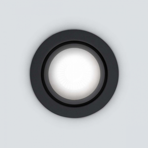 Встраиваемый светодиодный светильник Elektrostandard 15267/LED 7W 4200K черный/черный a055722 в г. Санкт-Петербург  фото 4