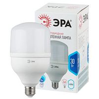 Б0027003 Лампа светодиодная высокомощная STD LED POWER T100-30W-4000-E27 30Вт T100 колокол 4000К нейтр. бел. E27 2400лм Эра 